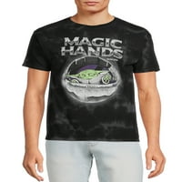 Star Wars muške Grogu Magic Hands grafičke majice sa kratkim rukavima