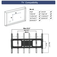 Liveditor okretni podni 3-slojni stakleni univerzalni TV stalak sa nosačem, podesivim visinom i uglom za