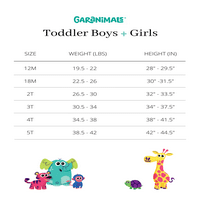 Garanimals grafička majica dugih rukava za djevojčice i djevojčice, veličine mjeseci-5t