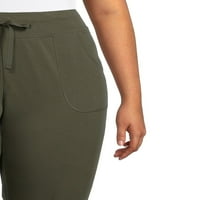 Athletic Works ženske Plus Size pletene kapri pantalone sa srednjim usponom