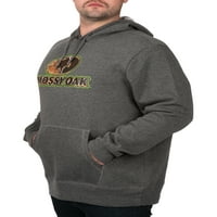 Mossy Hrast charcoal knockout v Men Graphic Hoodie, m