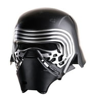 Star Wars Kylo Ren Crna plastična kostusna maska ​​za kostim za Halloween, za odrasle