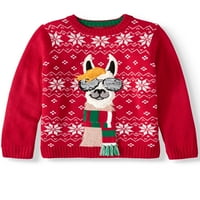 Vrijeme za odmor Boys 'Cool Llama ružni božićni džemper