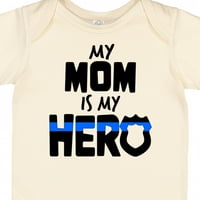 Inktastic moja mama je moj junak Policijski oficir Porodični poklon dječaka za bebe ili dječja djevojaka
