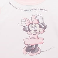 Disney Minnie Mouse Girls dugih rukava pidžama, set, veličine 4-12