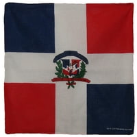 Veleprodajna grupa Dominikanska Republika Zemlja Pamuk 22 X22 Bandana šal glava zamotavanje vrata za
