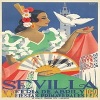 Sevilla Vintage poster Španija C