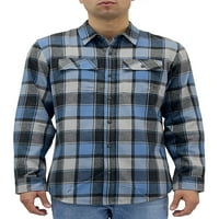 Burnside Muška karirana Flanelska košulja, veličine M-2XL