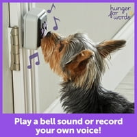 Glad za riječima koje govore zvono na vratima za kućne ljubimce-Zvono za snimanje za pse, višebojne igračke