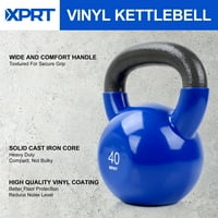 Kombinovani Set težine za fitnes vinil Kettlebell od 2, 5, Lb