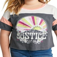 Pravda djevojke kratki rukav Colorblock T-Shirt, veličine XS-XXL