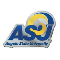 Angelo State Prime Metallic Auto Emblem