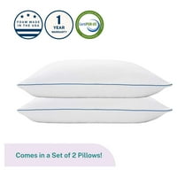 Inovacije za spavanje Premium isjeckani gel pjene jastuci, standardne veličine, set od 2, 5-godišnja garancija
