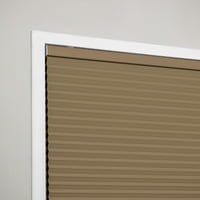 Regal Estate , Cordless Blackout Eco Honeycomb Shade, Latte, 22W 72L