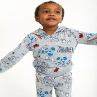 Blue's Clues komplet odjeće s kapuljačom od malog dječaka od flisa, veličine 12m-5T