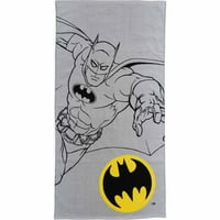 Batman Kids Super meka pamučna kupka i peškir za plažu, 50, siva