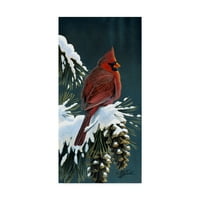 Zaštitni znak likovne umjetnosti' zimski Kardinal ' platnena Umjetnost Wilhelma Goebela