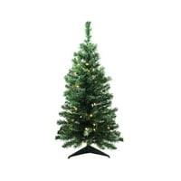 3 '18 prethodno osvijetljeno mješovito klasično Borovo srednje umjetno božićno drvce - topla bistra LED svjetla