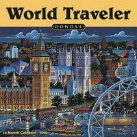 Willow Creek Press World Traveler by Dowdle Wall Calendar