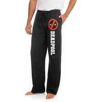 Muške Deadpool pletene pantalone za spavanje
