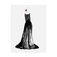 Zaštitni znak likovne umjetnosti 'crna haljina I' platnena Umjetnost Alicie Ludwig