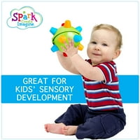 Spark Jiggles and Wiggles Bumpie Ball igračka za senzorno učenje, dijete i dijete