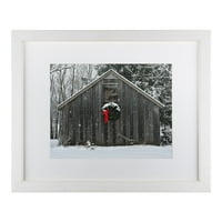Zaštitni znak likovne umjetnosti 'Božićna štala u snijegu' uokvirena uokvirena Umjetnost Kurta Shaffera