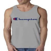 Champion Big & Tall muški klasični skript Logo grafički Tank Top, veličine XLT-6X