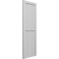 Ekena Millwork 1 8 W 70 H True Fit PVC, trodijelna uokvirena ploča-N-letve, grundirane