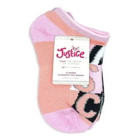 Justice Djevojke Ne Pokazuju Čarape, 6-Pakovanje, Veličine M-L