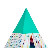 Smarts & Crafts Home Kids Rainbow Drops Zatvoreni Šator Za Igru Od Mikrovlakana, Višebojni