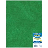 Darice Glitter pjenasta list zelena 9 12 debela svaki