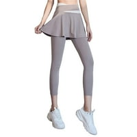 Ženska suknja za suknje za suknje od suknje Capris Workout Trgovina joga hlača Tummy Comfort Udobnost Aktivne