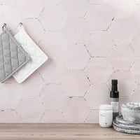 Bond Tile Palo Alto He Blush 5. unutra. unutra. Porcelanski pod i zid