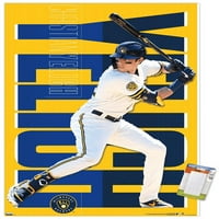 Milwaukee Brewers-Zidni Poster Christian Yelich, 14.725 22.375