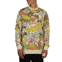 Looney Tunes Brawl Muška posada flis, do veličine 2XL