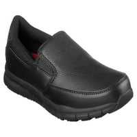 Skechers Work Women's Nampa-Annod Double Gore slip Resistant Slip On Work Shoes