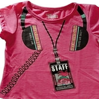 Dreamworks Toddler Djevojke Pink Trolls World Tour Poppy Muzika Je Život T-Shirt