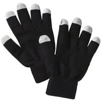 Pletene rukavice zimska vuna obložena prstima sa ekranom osetljivim na dodir za pametne telefone