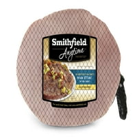 Smithfield Anytime omiljeni odrezak od dimljene šunke od tvrdog drveta, dodata voda, potpuno kuhan, bez glutena,