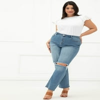 Elementi ženska majica za rukave Plus Size ušica