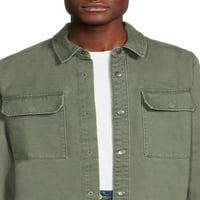 Nema granica Muška i velika muška jakna za košulju, veličina XS-5XL