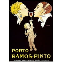 Zaštitni znak likovne umjetnosti Porto Ramos Pinto Canvas Art by Rene Vincent, 35x47