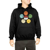 Muška sve Poke Lopta pulover Fleece Hoodie