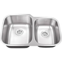 Magnus sudoperi 31-1 2-u 20-1 kuhinjski sudoper sa dvostrukom posudom od nerđajućeg čelika sa 2 inča