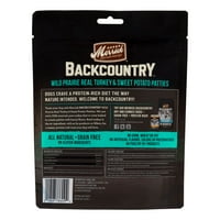 Wilrick Backcountry Wild Fields Real Turkey & Sweet krompir Patties suhi pas liječio, oz