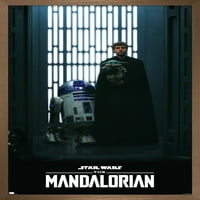 Star Wars: Mandalorijska sezona - Luke, Grogu i R2-D zidni poster, 14.725 22.375