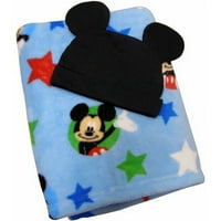 Disney posteljina za bebe Mickey Mouse ćebe sa kapicom