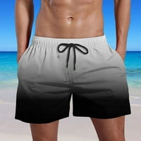 Qiaocaity plaže kratke hlače za muškarce Ljetni muškarci Ležerne prilike, kratke hlače s džepovima Elastične