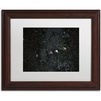 Zaštitni znak Likovna umjetnost galaksija u mom prozoru Umjetnost platna Kurta Shaffera, bijeli mat, drveni